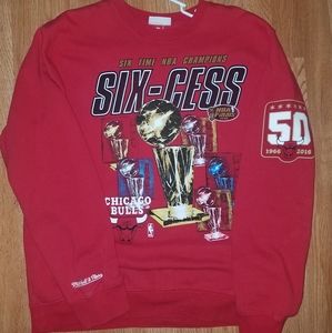 Chicago Bulls Mitchell & Ness SIX-CESS NBA sweater